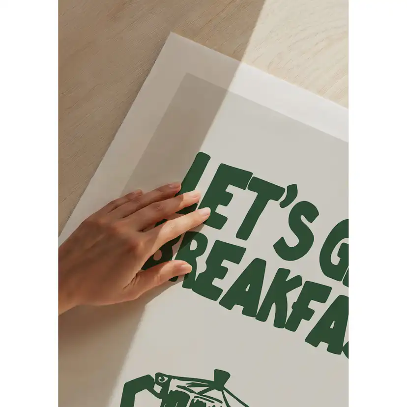 Poster Gallerix Let's Get Breakfast