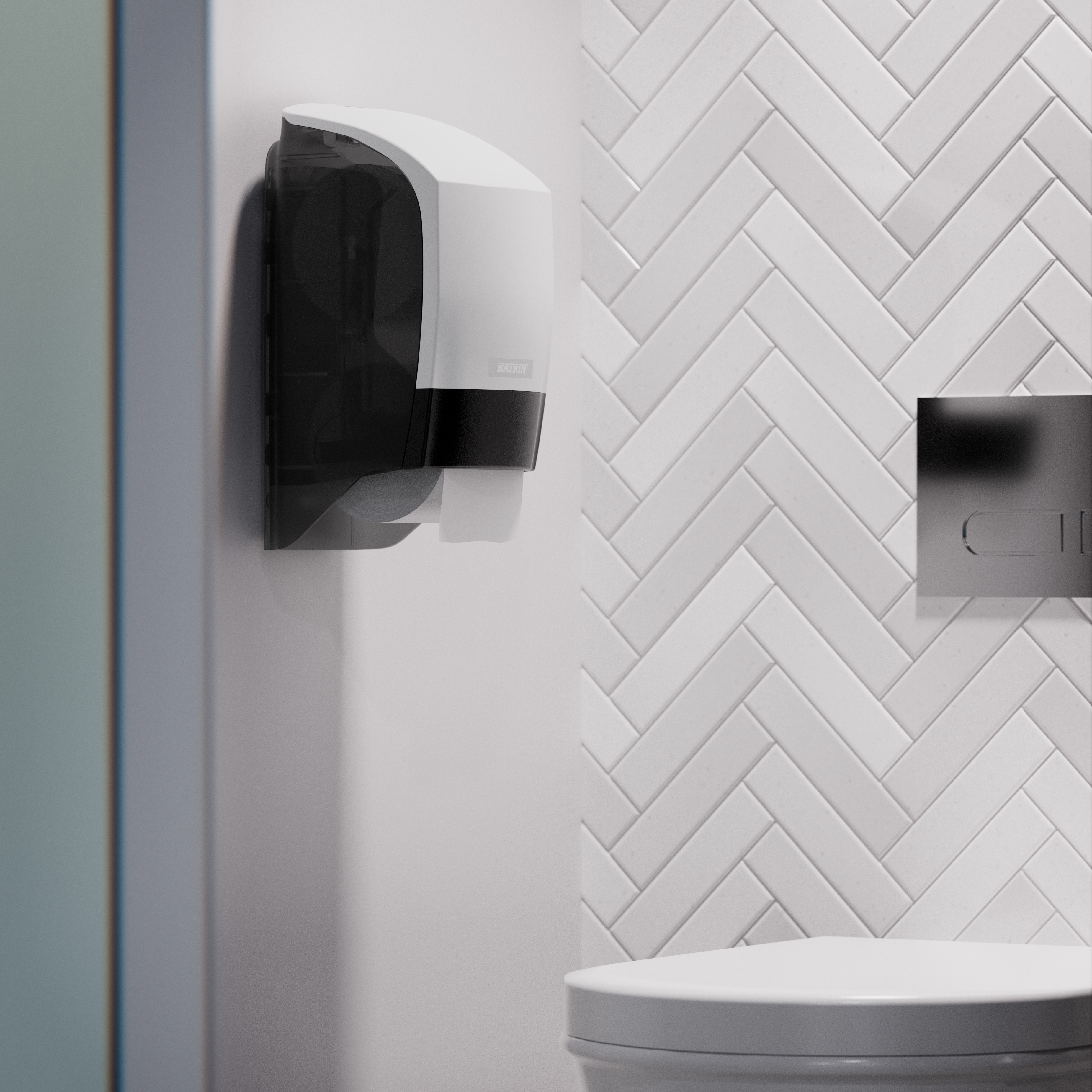 Dispenser Katrin för Toalettrulle  Plast