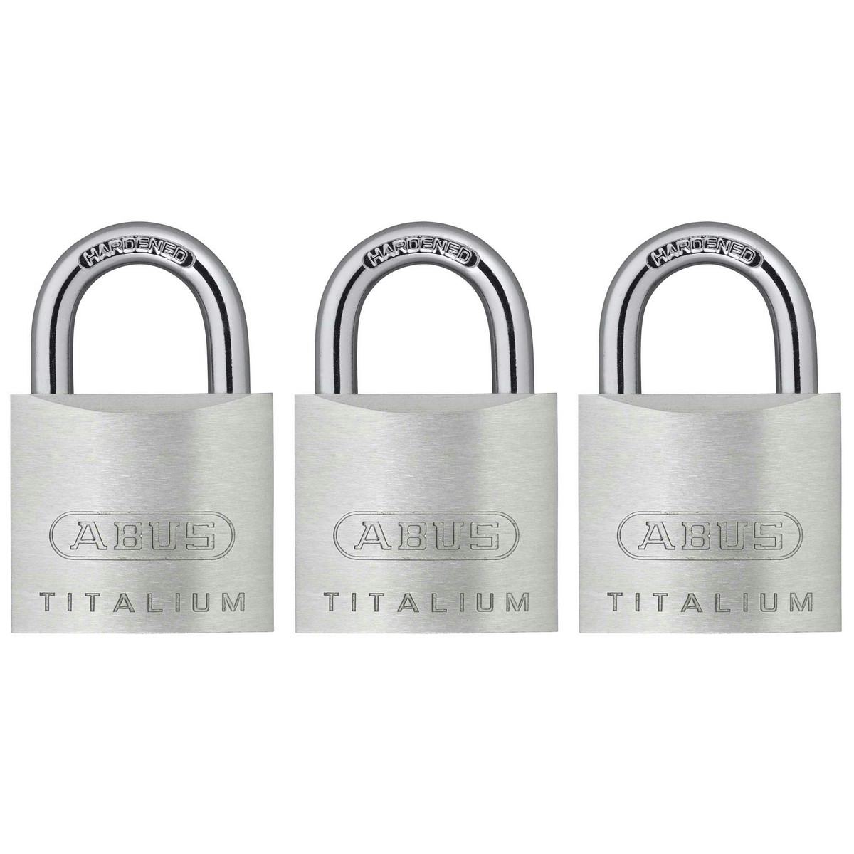 Hänglås Abus 54Ti/40 3 st Ll Tital