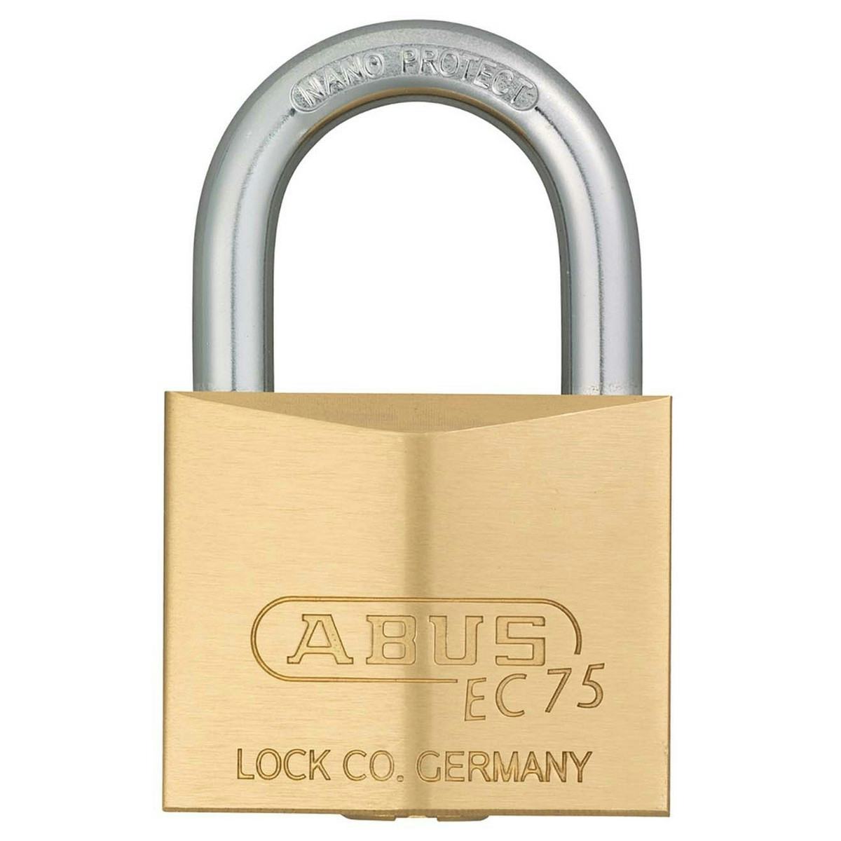 Hänglås Abus 75/40 Ec75 Mässing
