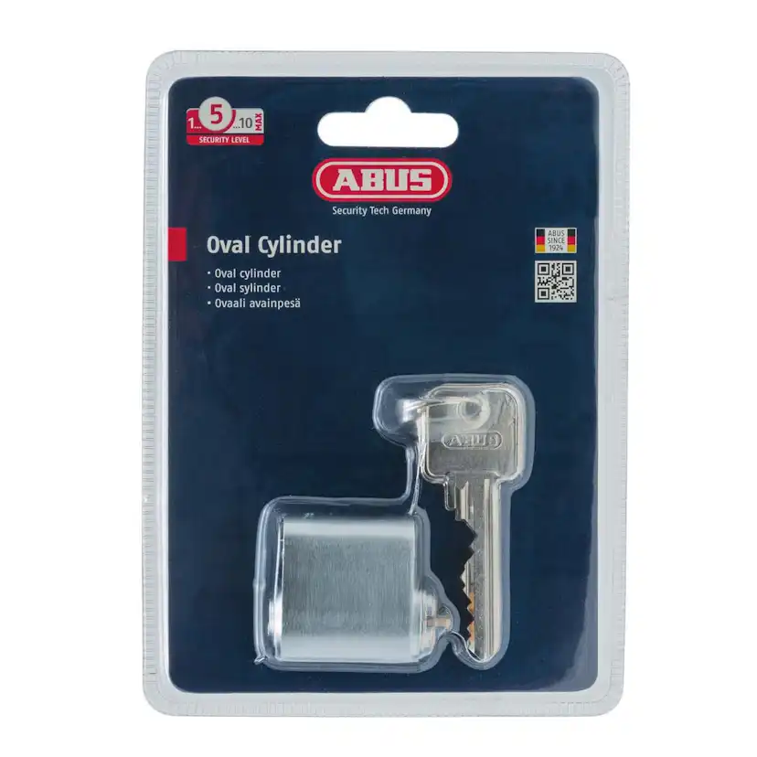 Cylinder Abus Oval Nickel