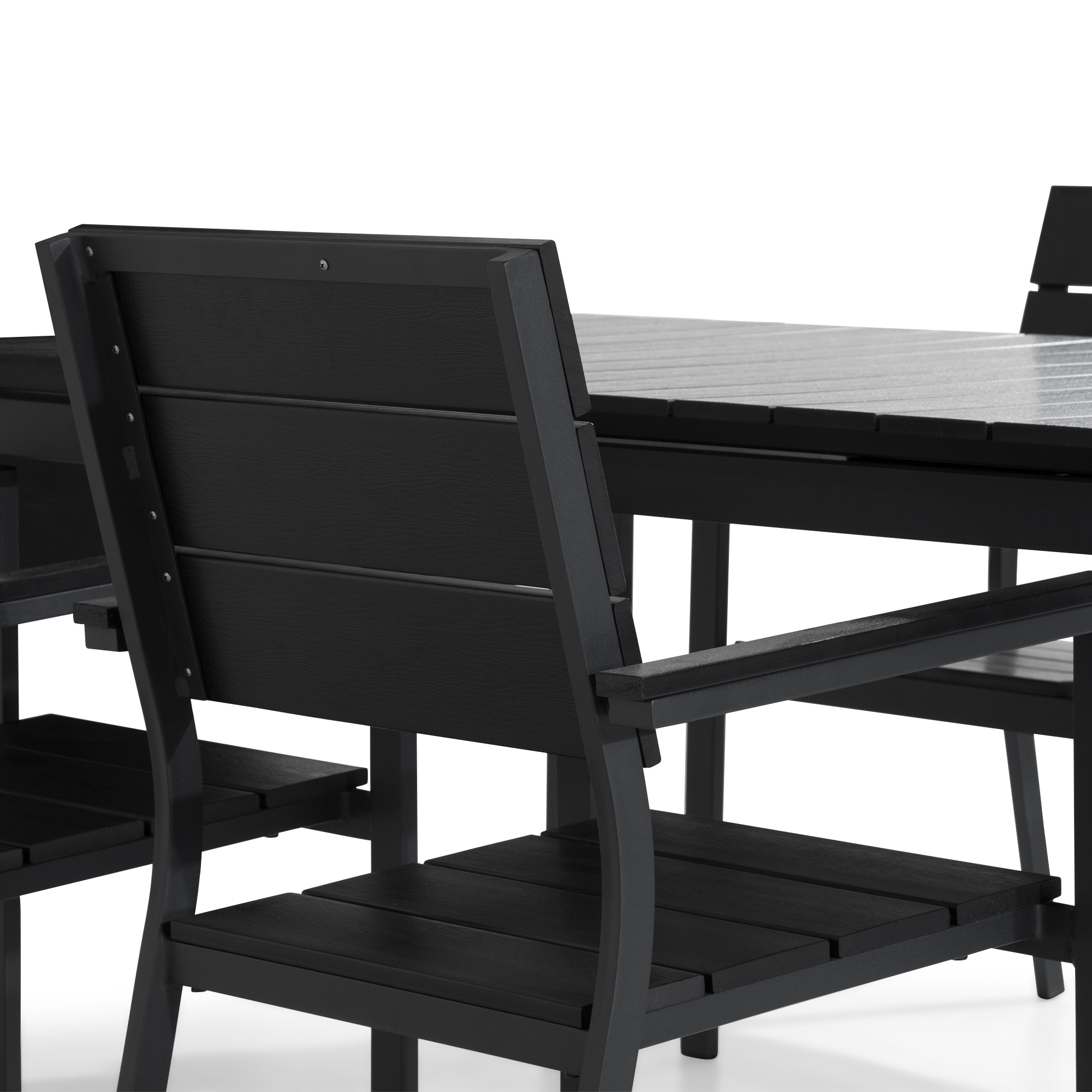 Matgrupp Comfort Garden Tunis Matgrupp Utomhus 150x90 med 4 Stapelstolar