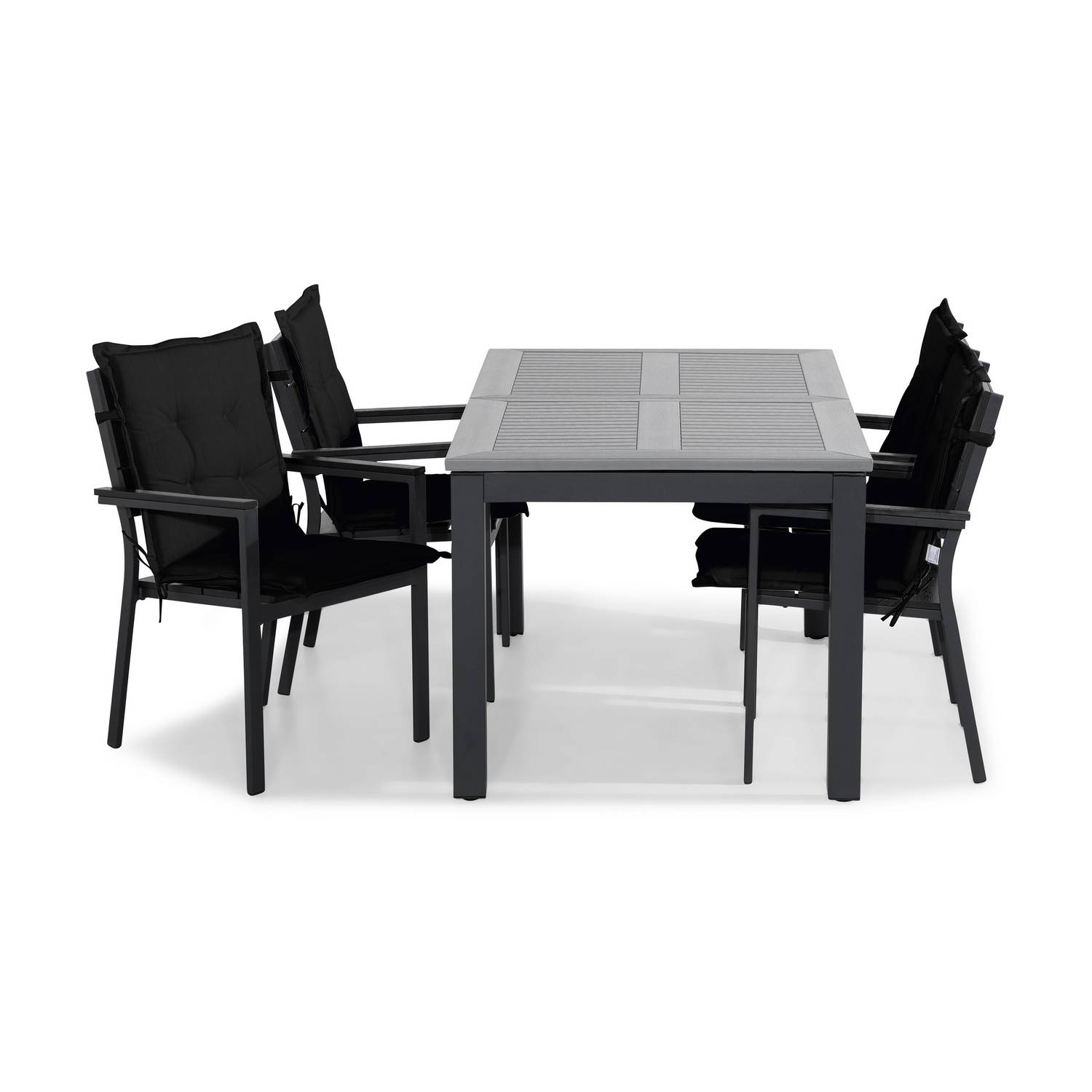 Matgrupp Comfort Garden Monaco Matgrupp Utomhus 152-210x90 med 4 Tunis Stapelstol m Dyna