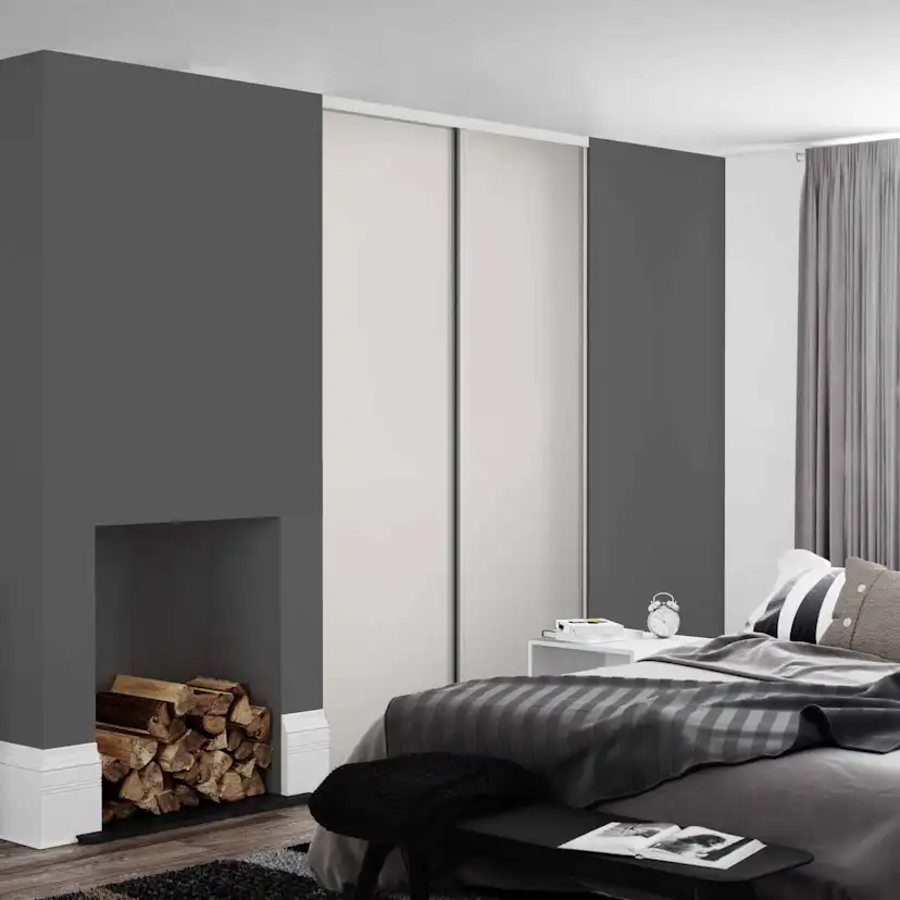 Skjutdörr Lundbergs Twinpak Vit