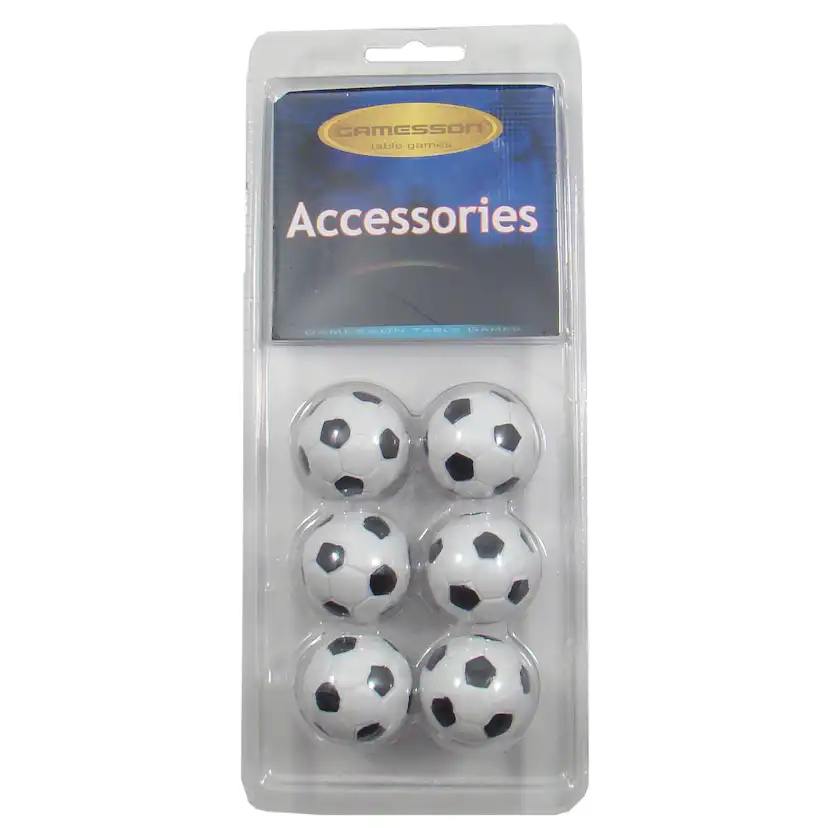 Fotboll Gamesson 36 mm Till Fotbollsspel 6-Pack