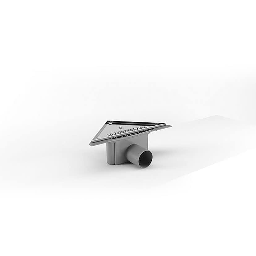 Golvbrunn Purus Corner utan Sil