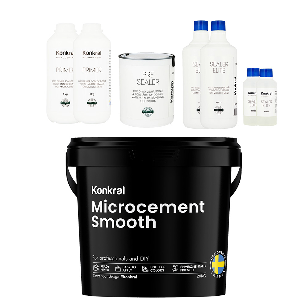 Microcement Konkral Komplett Paket