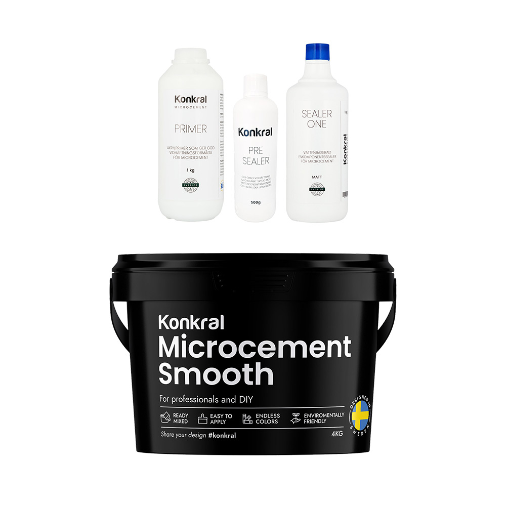 Microcement Konkral Komplett Paket