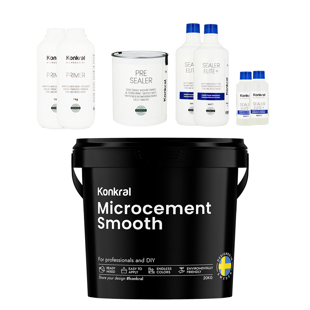 Microcement Konkral Komplett Paket