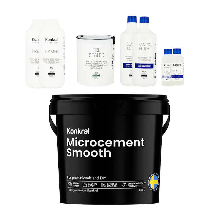 Microcement Konkral Komplett Paket