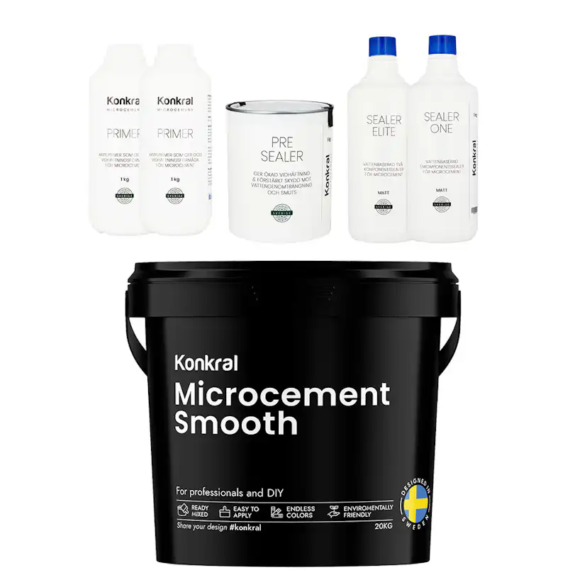 Microcement Konkral Komplett Paket