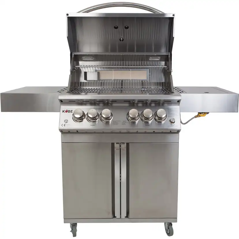 Gasolgrill Kobe Platinum 4+1+1 Rostfritt Stål Limited Edition