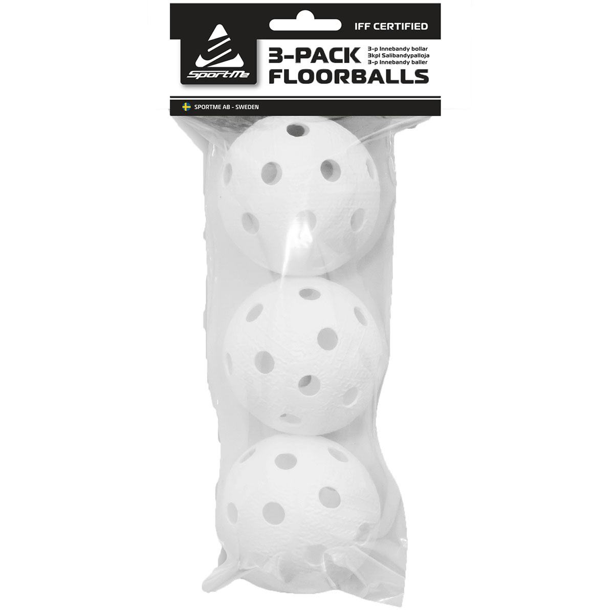 Innebandybollar SportMe 3 Pack IFF-Godkända