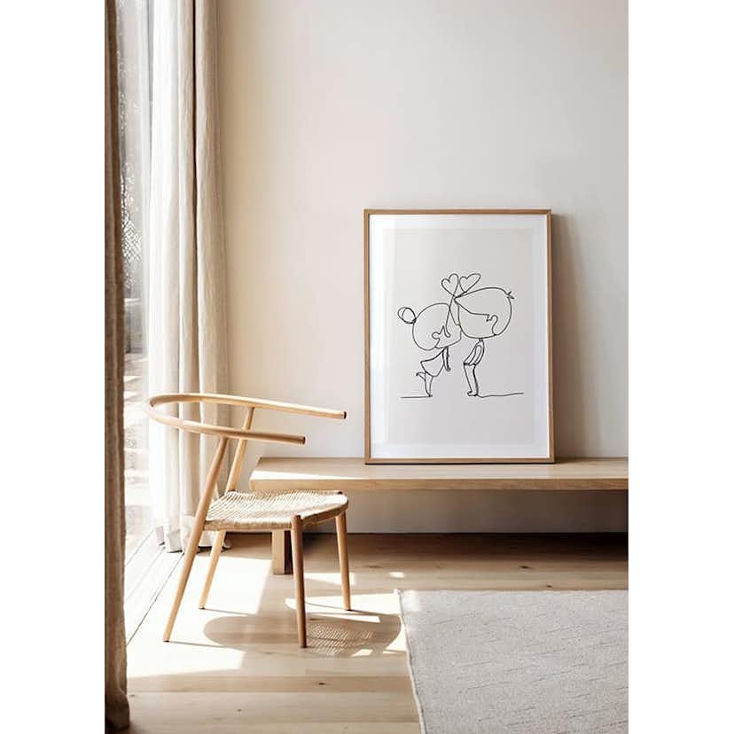 Poster Gallerix Contour of Affection