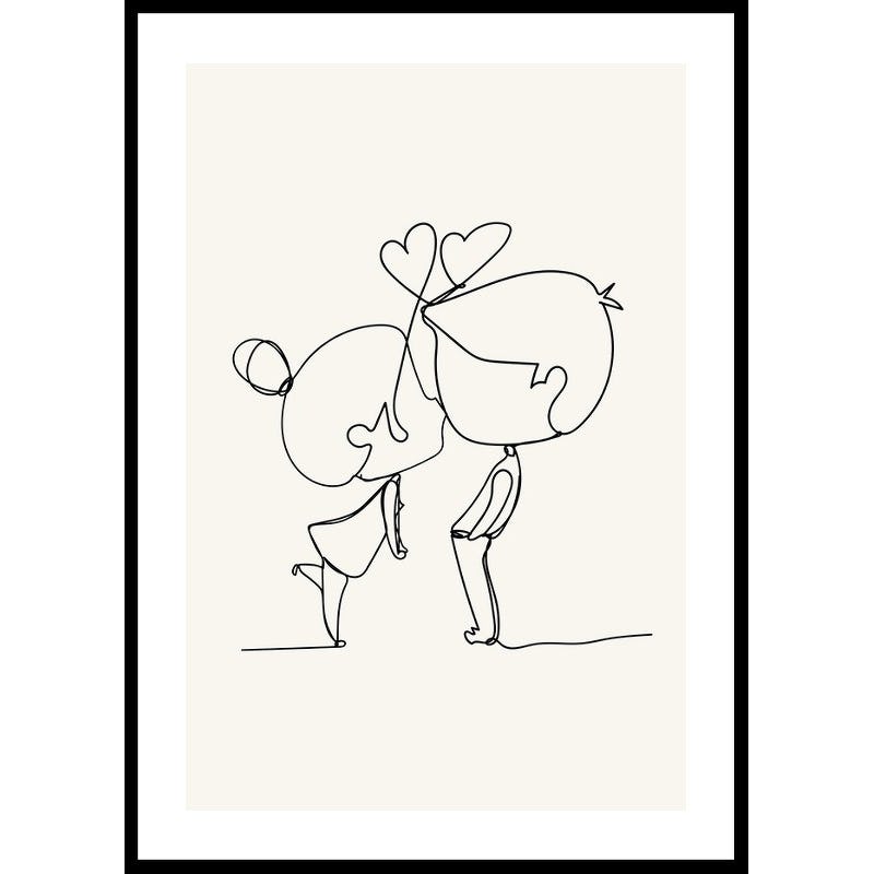 Poster Gallerix Contour of Affection