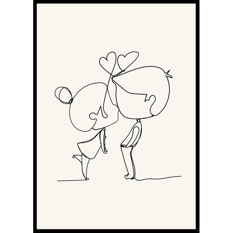 Poster Gallerix Contour of Affection