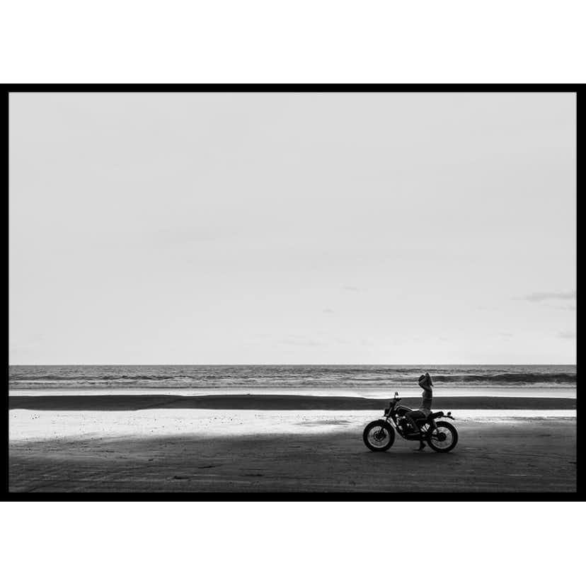 Poster Gallerix Coastal Ride Reflection