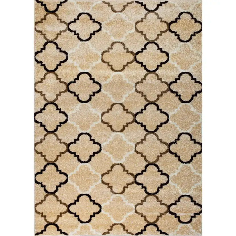 Wiltonmatta D-sign Florence Beige/Mörkbrun