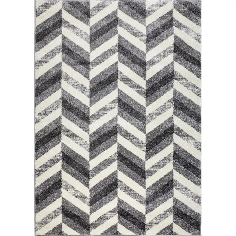 Wiltonmatta D-sign Verona Ljusgrå/Vit