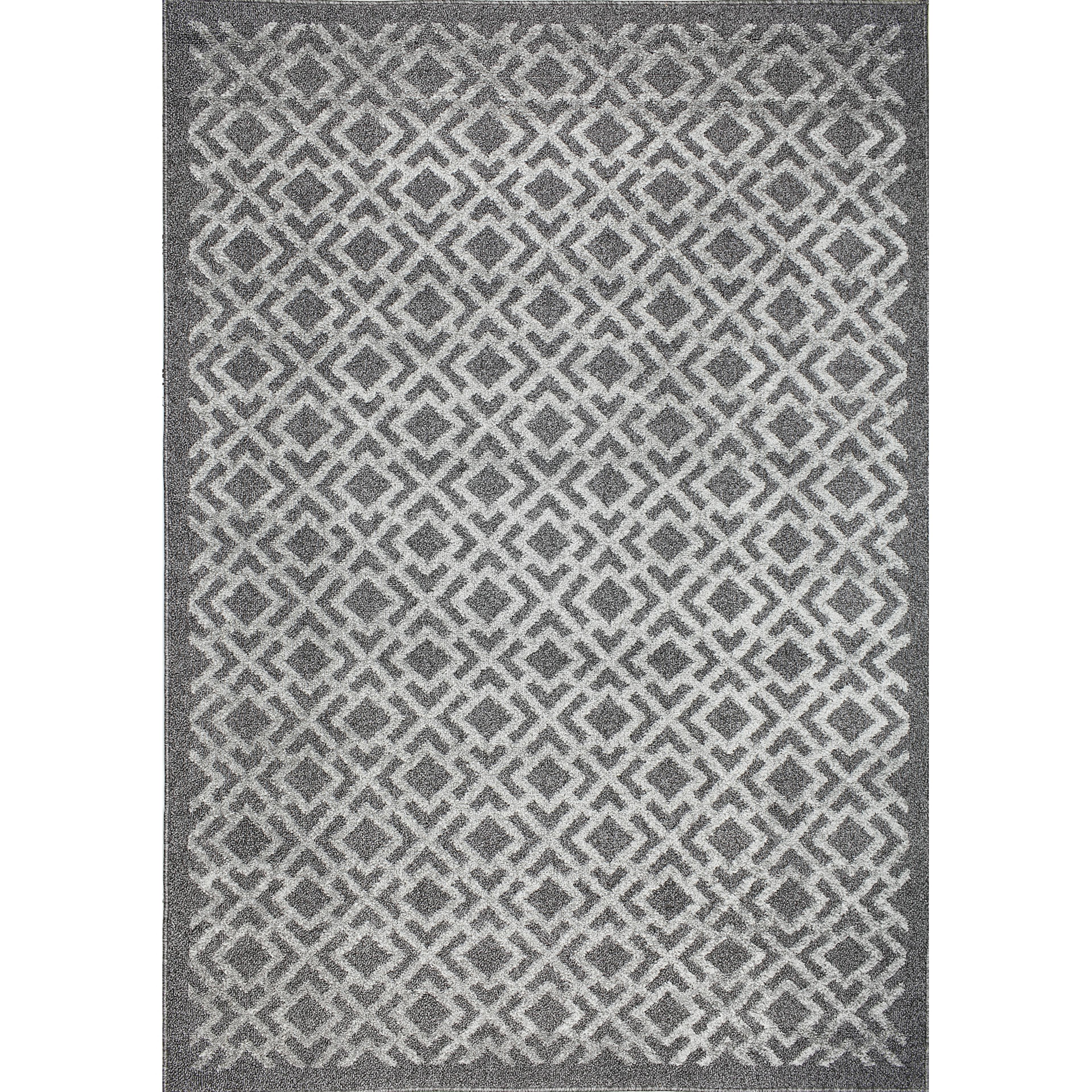 Wiltonmatta D-sign Terni Svart/Ljusgrå
