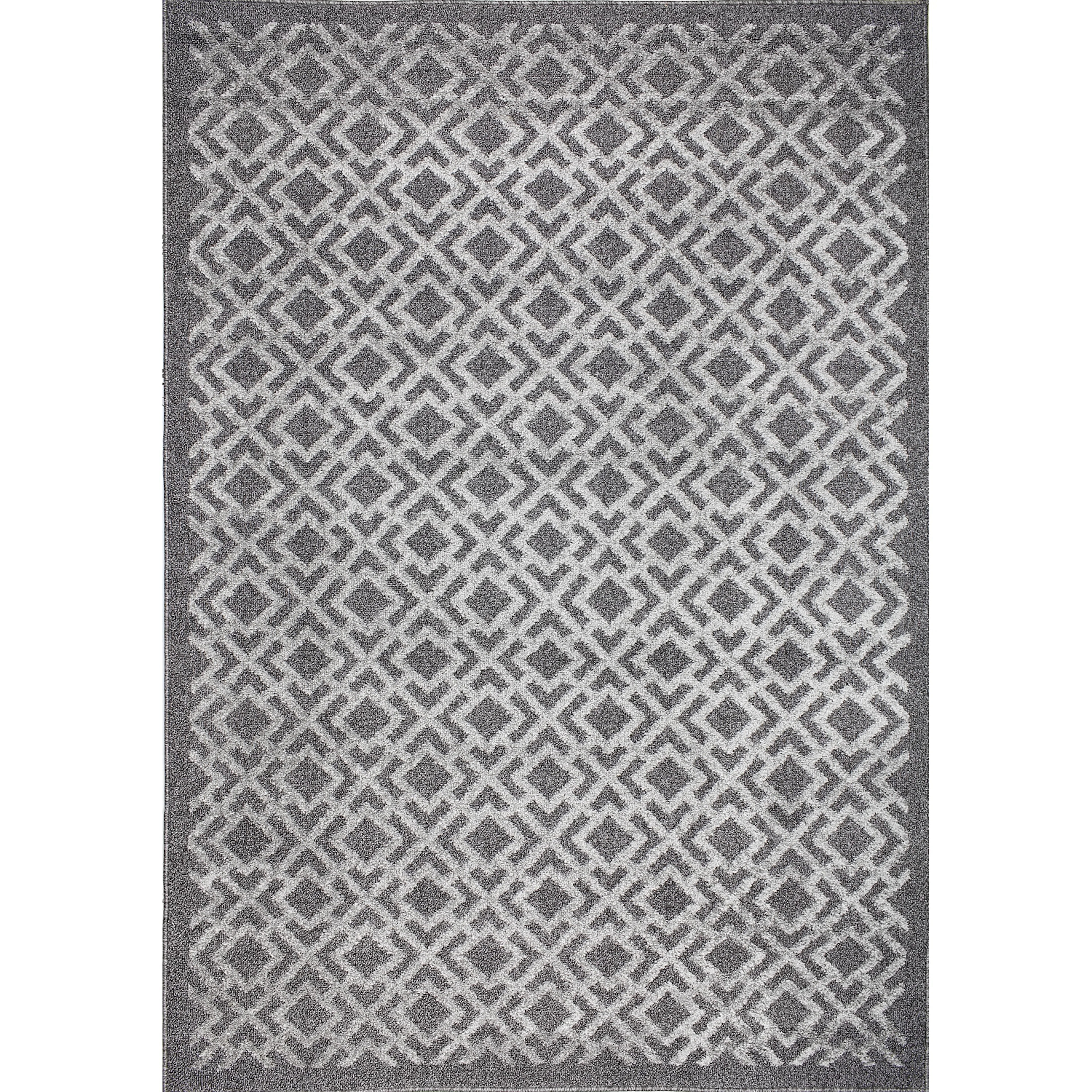 Wiltonmatta D-sign Terni Svart/Ljusgrå