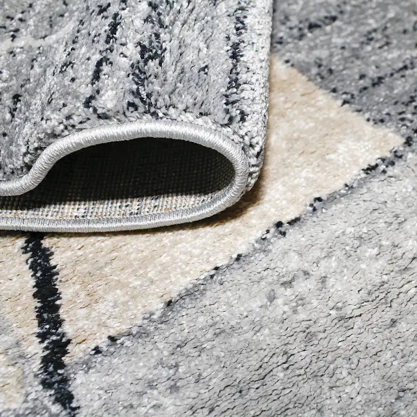 Wiltonmatta D-sign Anzio Ljusgrå/Vit