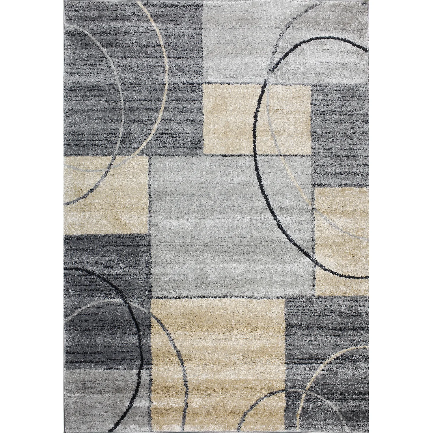 Wiltonmatta D-sign Anzio Ljusgrå/Vit