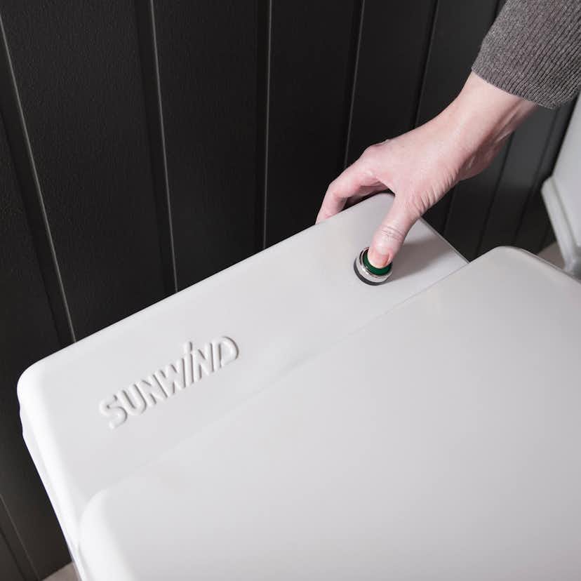 Förbränningstoalett Sunwind El-dorado Plus