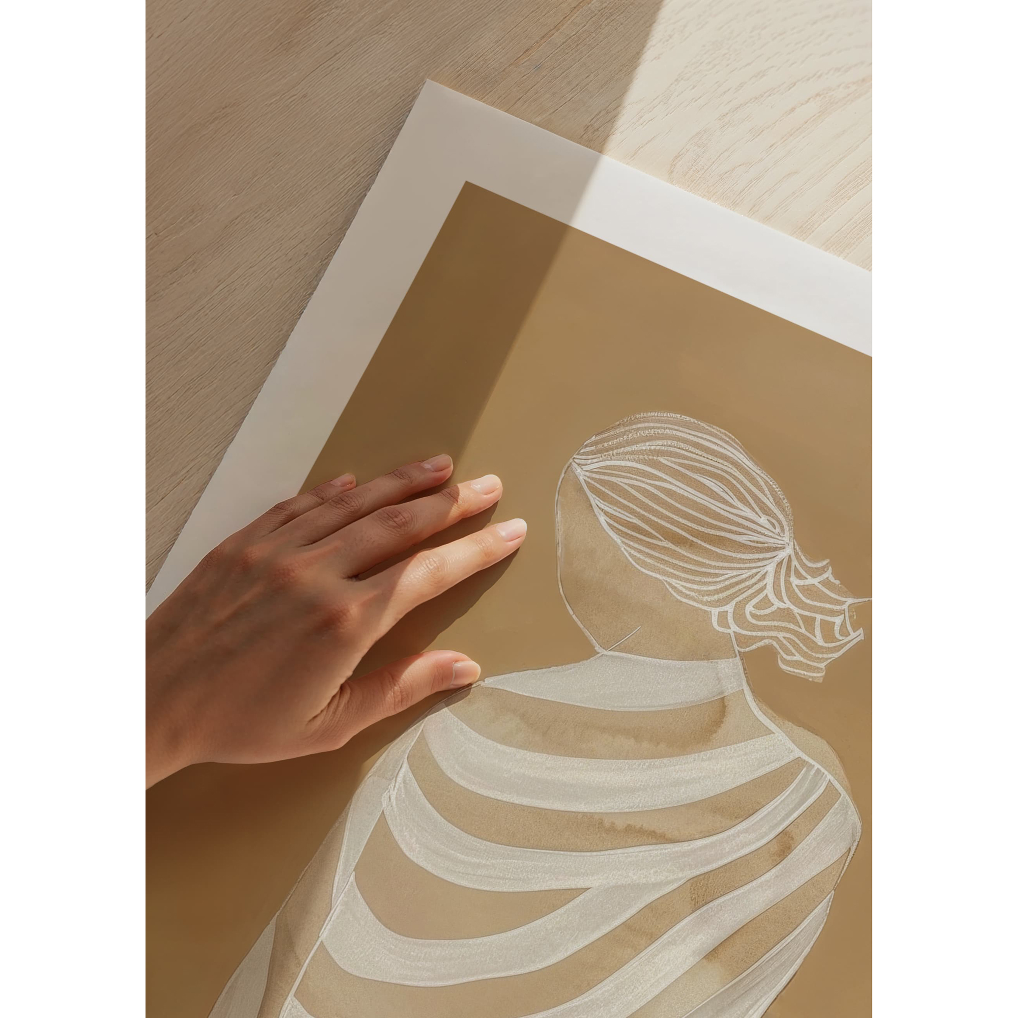 Poster Gallerix Femina Aquarelle