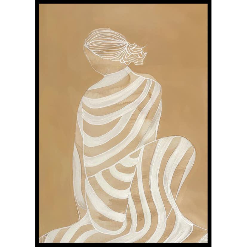 Poster Gallerix Femina Aquarelle