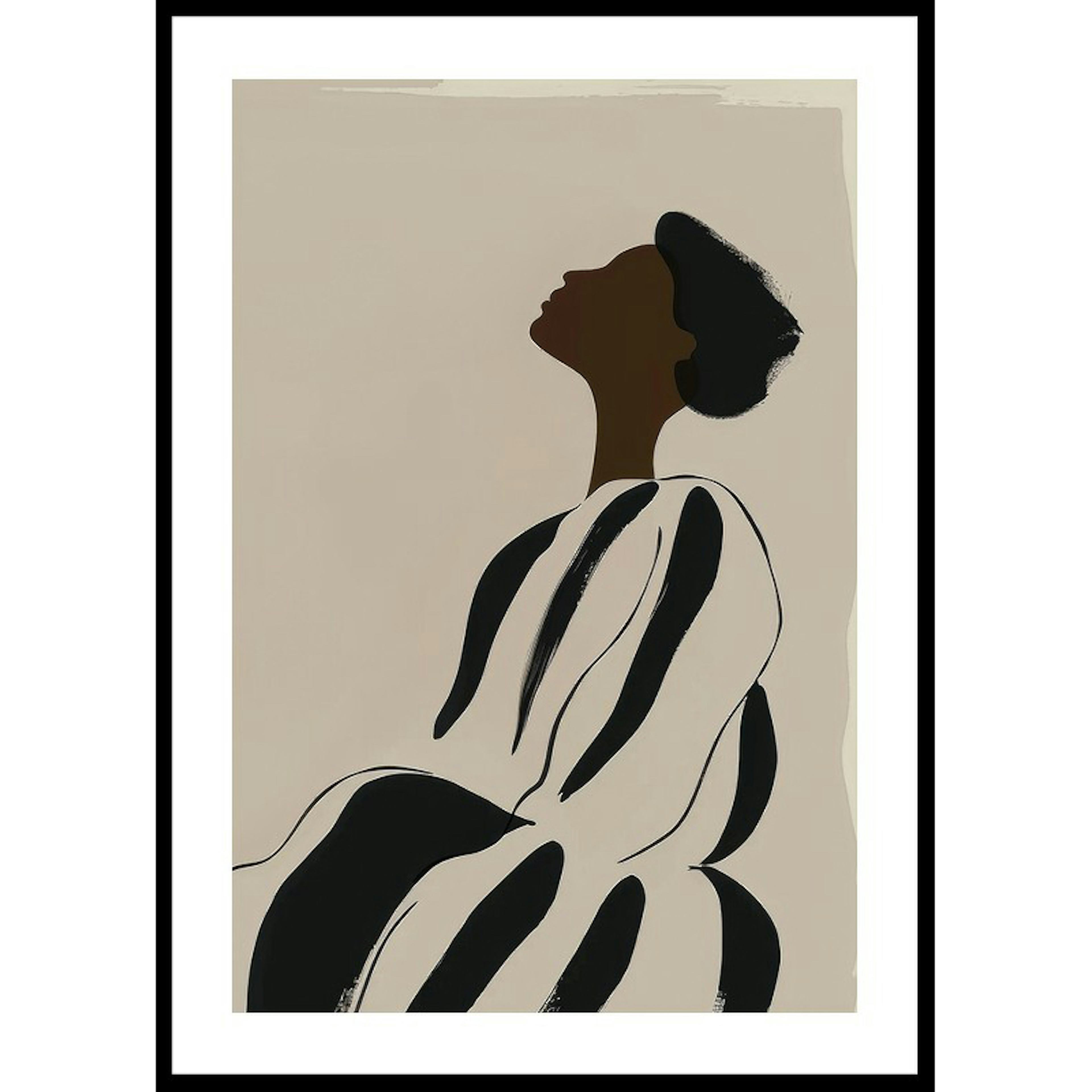 Poster Gallerix Gouache Femelle