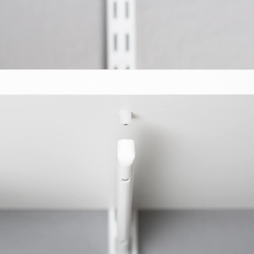 Hyllstift Lundbergs Wide 10-Pack Vit