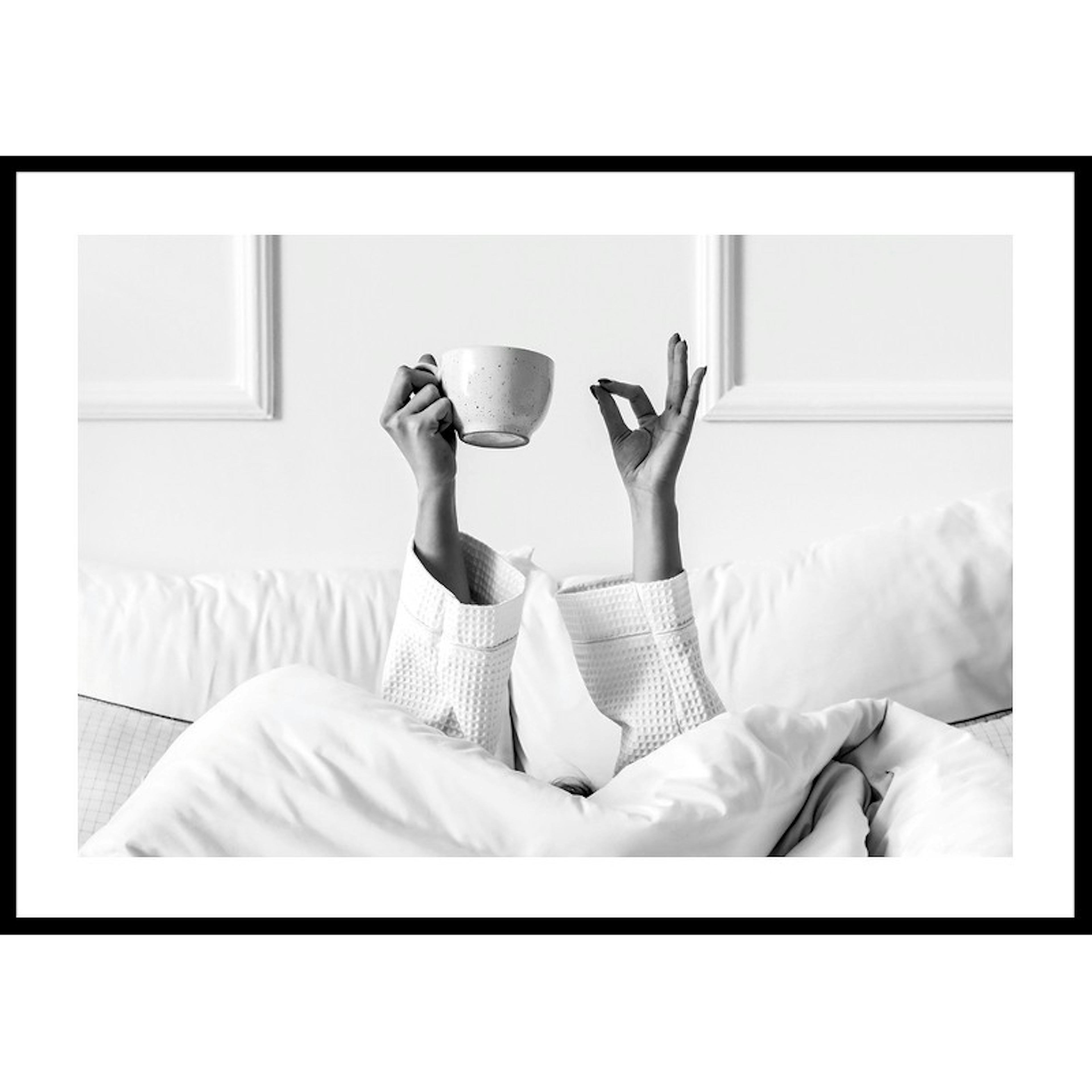 Poster Gallerix Morning Zen Coffee In Bed