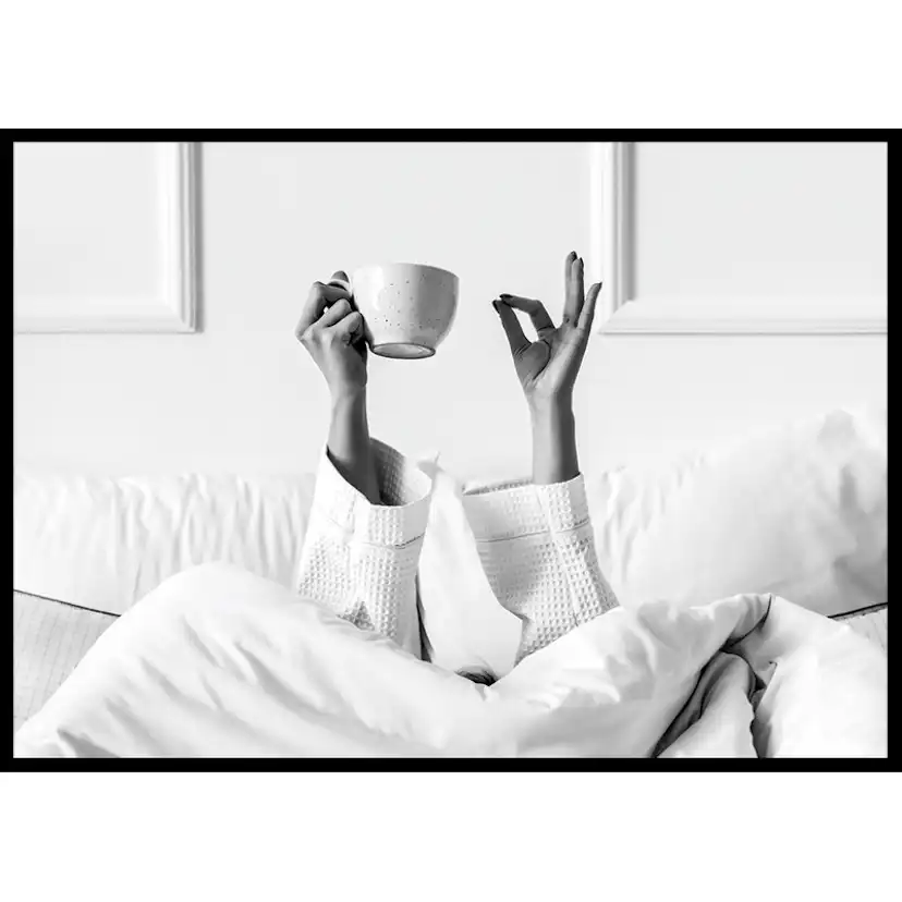 Poster Gallerix Morning Zen Coffee In Bed