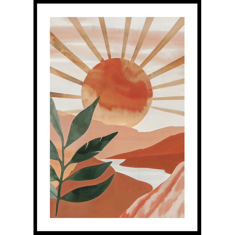 Poster Gallerix Solar Flares And Verdure