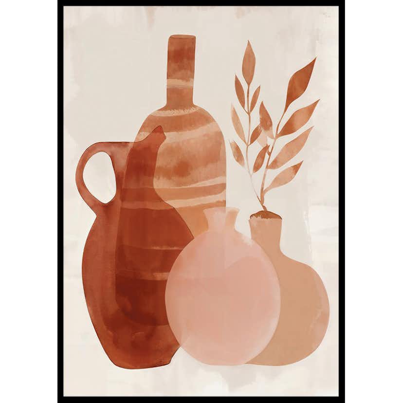 Poster Gallerix Clay Rustic Vases