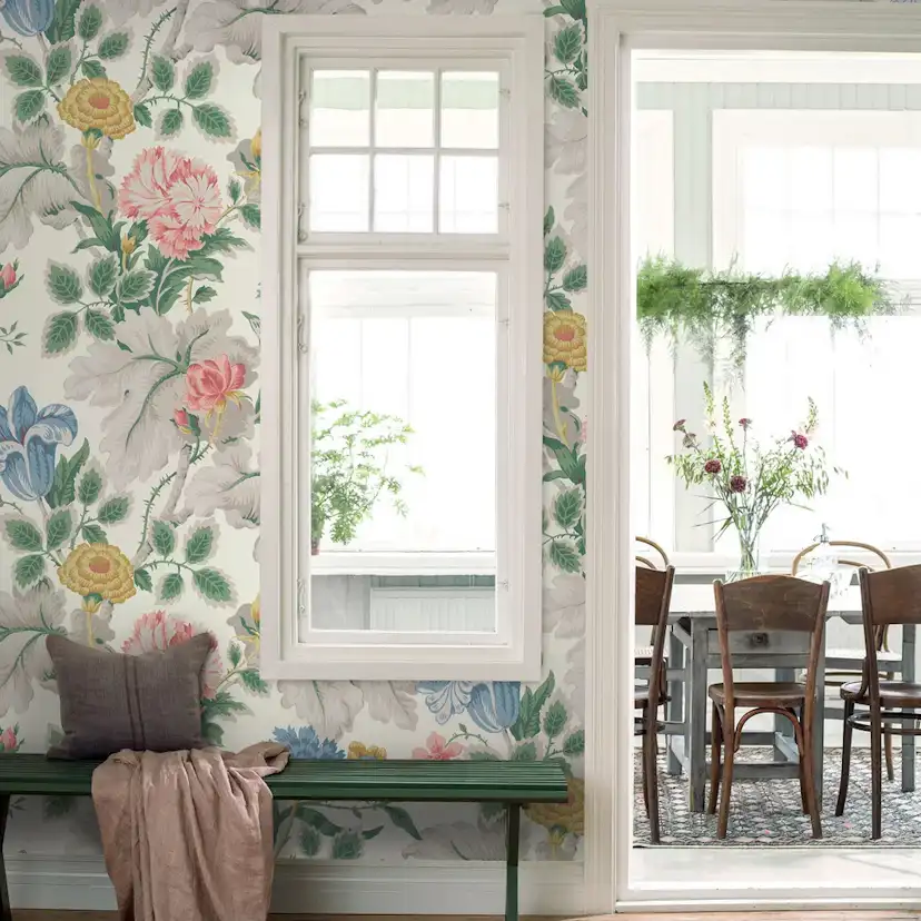 Tapet Boråstapeter Carnation Garden Mural 7236