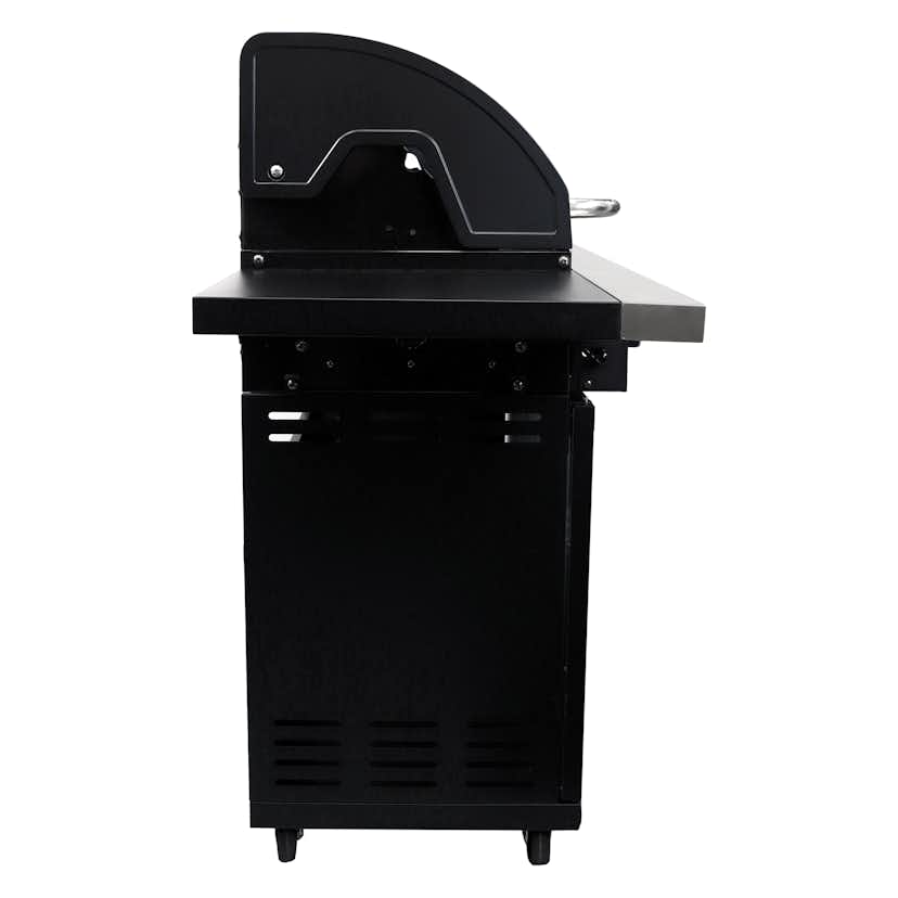 Gasolgrill Kobe 6+1 Brännare Svart Med Gaslock