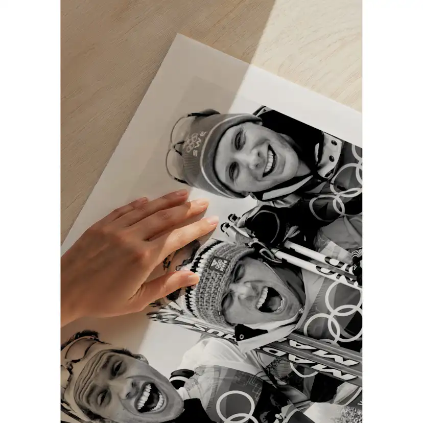 Poster Gallerix OS-Guld Skidor Vancover 2010