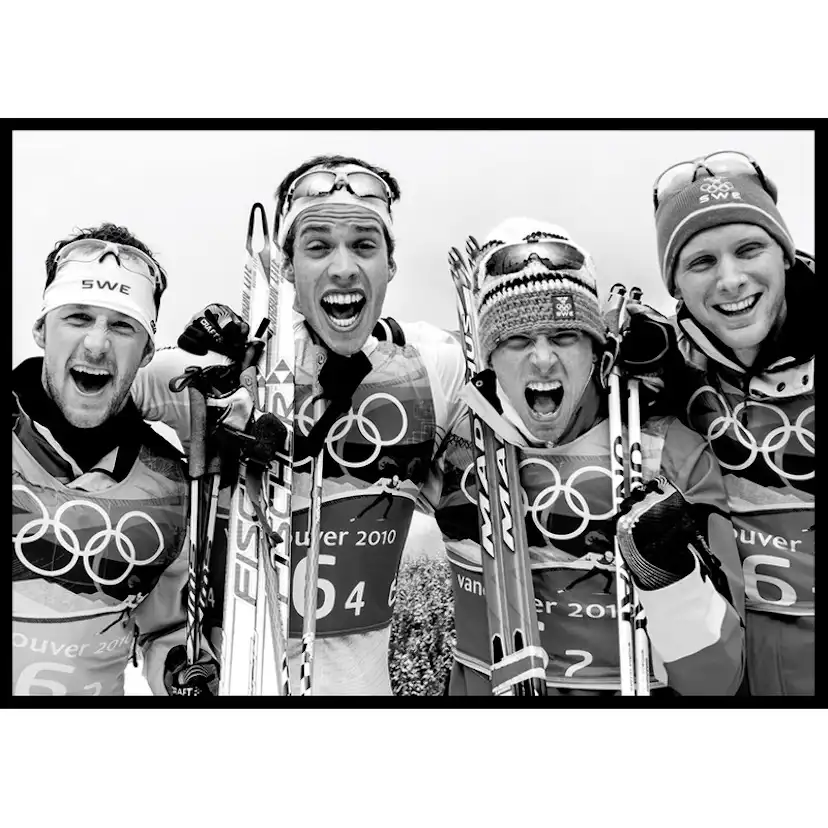 Poster Gallerix OS-Guld Skidor Vancover 2010