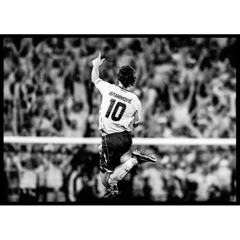 Poster Gallerix Zlatan Ibrahimovic 2008 B&W