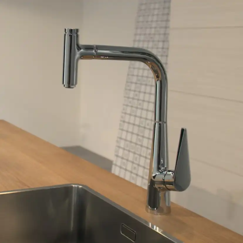 Köksblandare Hansgrohe Talis Select S 300 med Utdragbar Pip