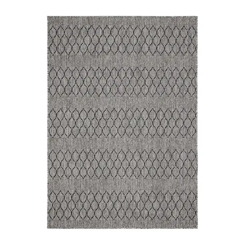 Flatvävd Matta KM Carpets Madrid Bell Grå