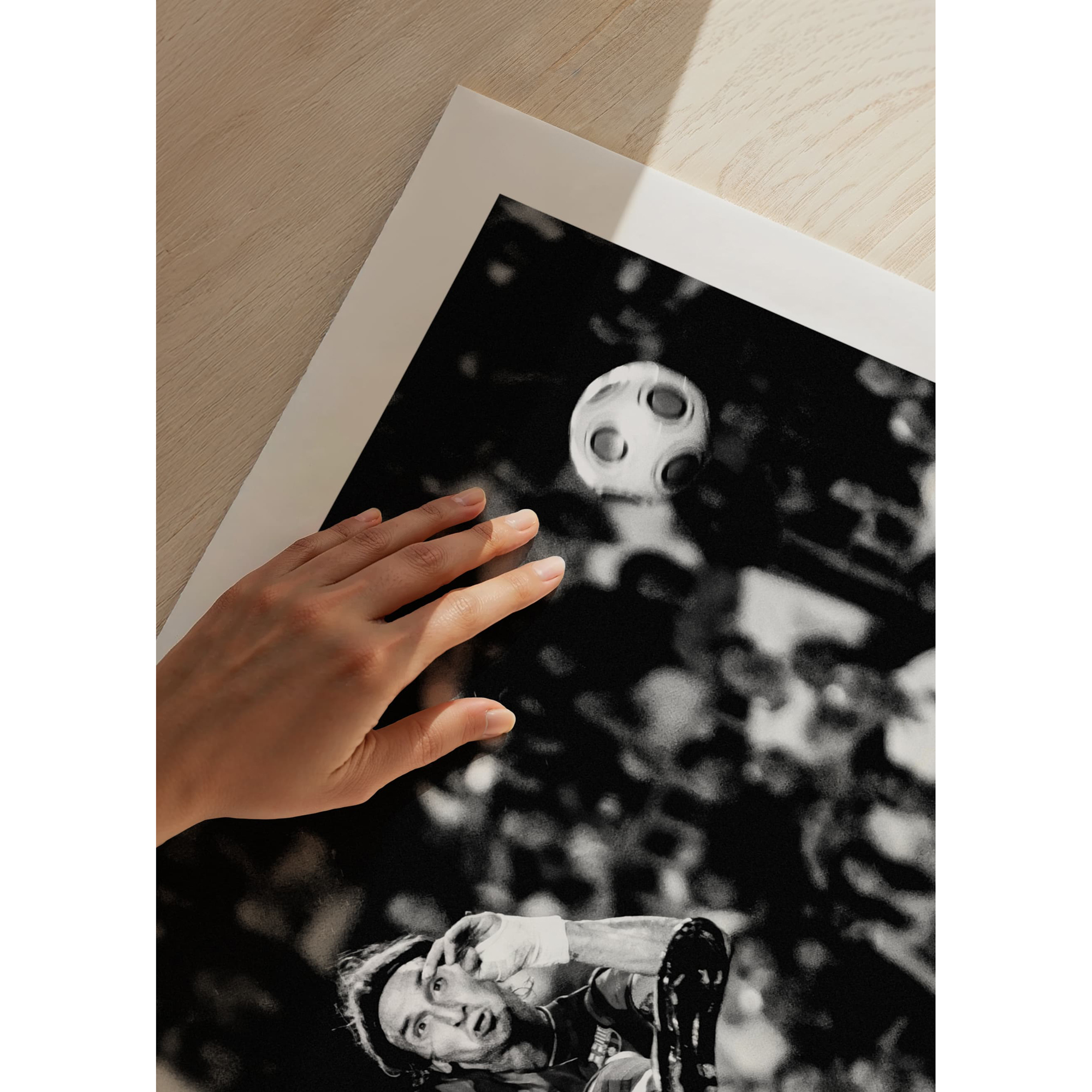 Poster Gallerix Zlatan Ibrahimovic FC barcelona 2009 B&W