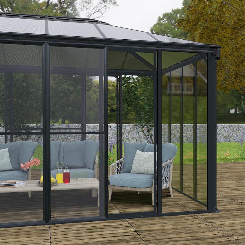 Skärmdörr Canopia by Palram för SanRemo / Ledro / Garda