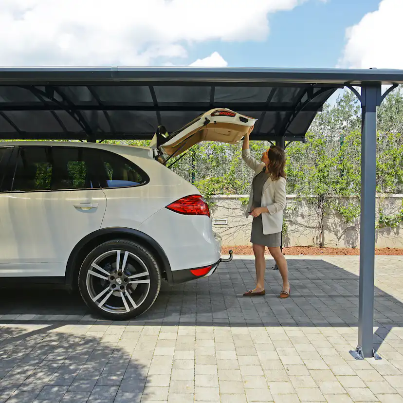 Dubbel Carport Canopia by Palram Arcadia I Metall 3,6x13 m