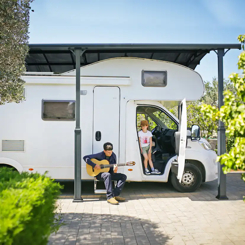 Carport Canopia by Palram Alpine I Metall För Husbil 3,6x5 m