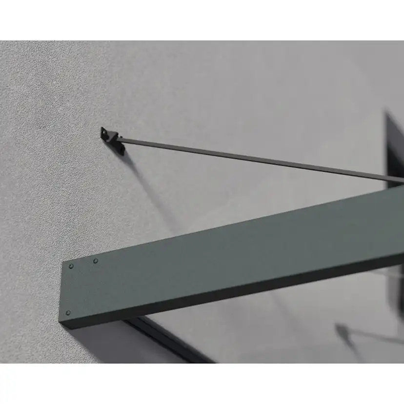 Entrétak Canopia by Palram Sophia XL Grå Klar 1,4 X 9 m