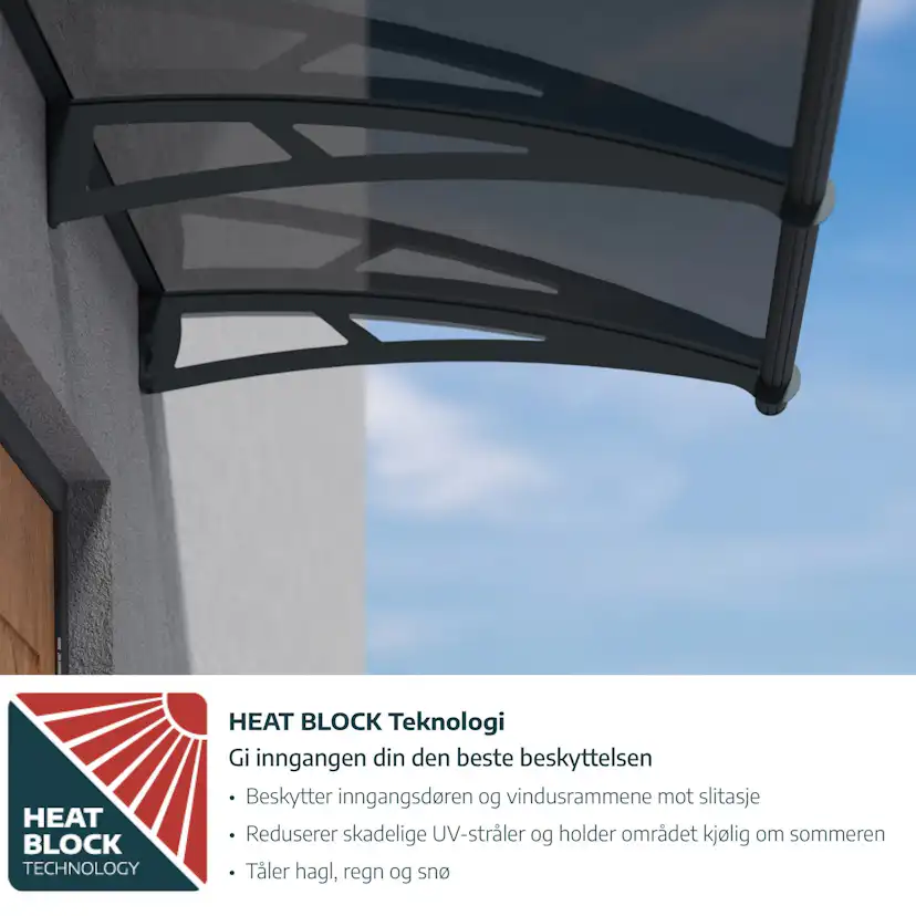 Entrétak Canopia by Palram Bordeaux 1,4 X 8,9 m