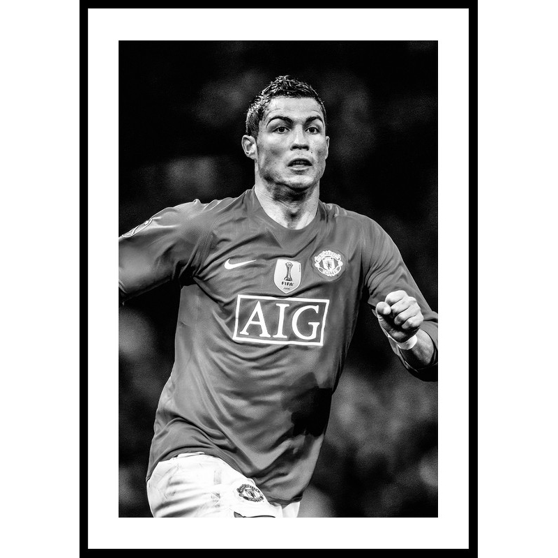 Poster Gallerix Cristiano Ronaldo 2009 B&W